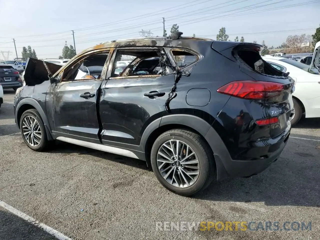 2 fotografías del automóvil dañado KM8J3CAL4LU214553 HYUNDAI TUCSON 2020