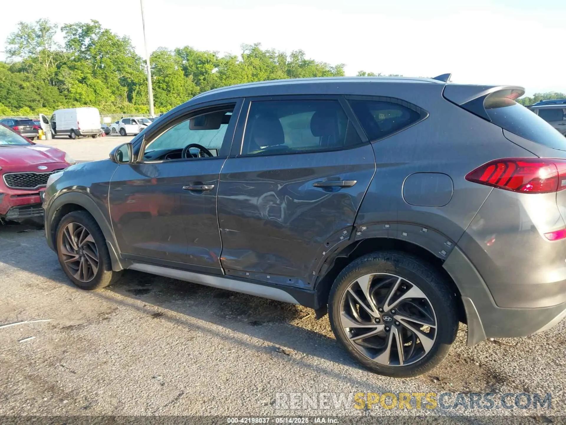 14 fotografías del automóvil dañado KM8J3CAL6LU197657 HYUNDAI TUCSON 2020