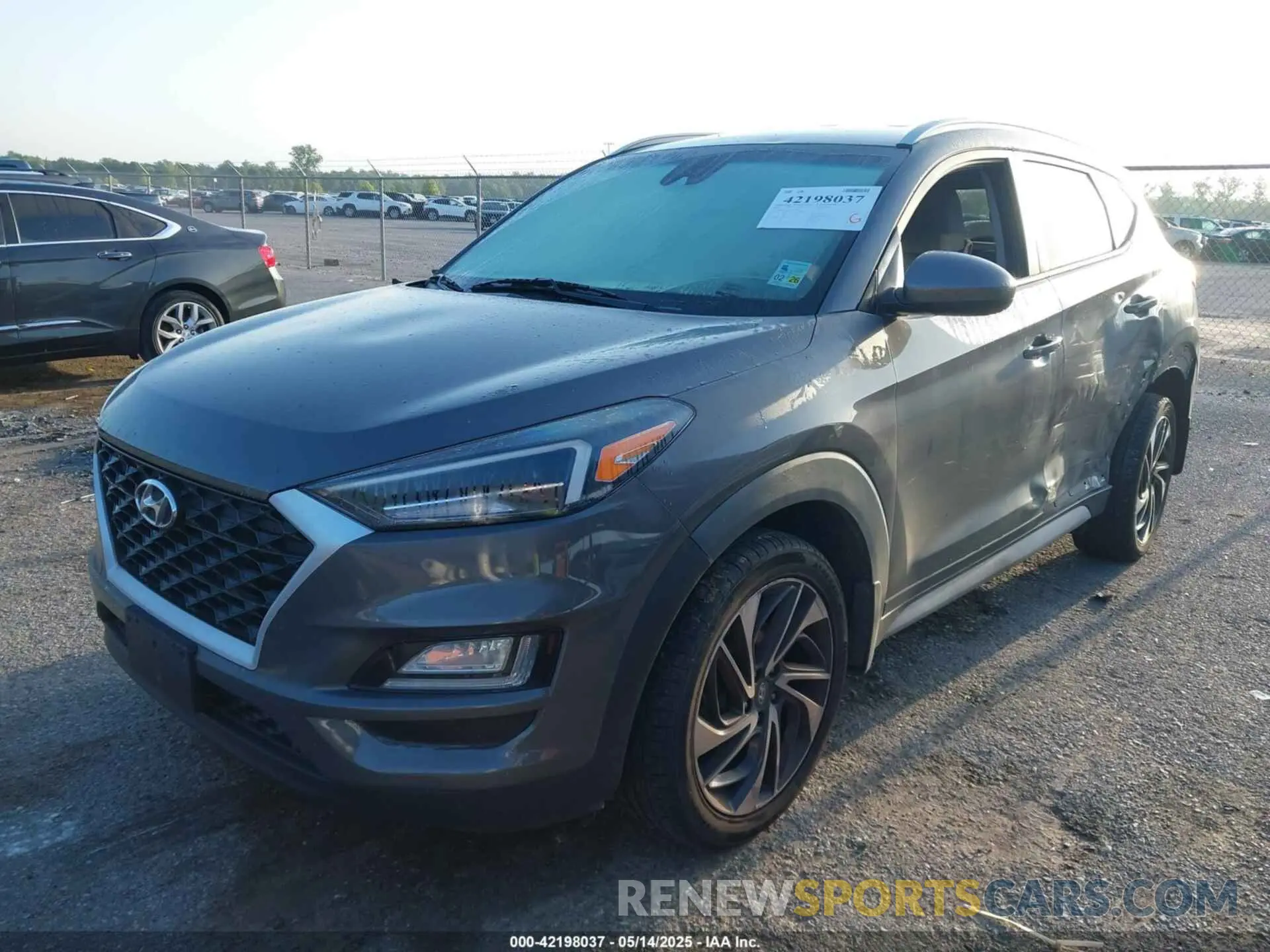 2 fotografías del automóvil dañado KM8J3CAL6LU197657 HYUNDAI TUCSON 2020
