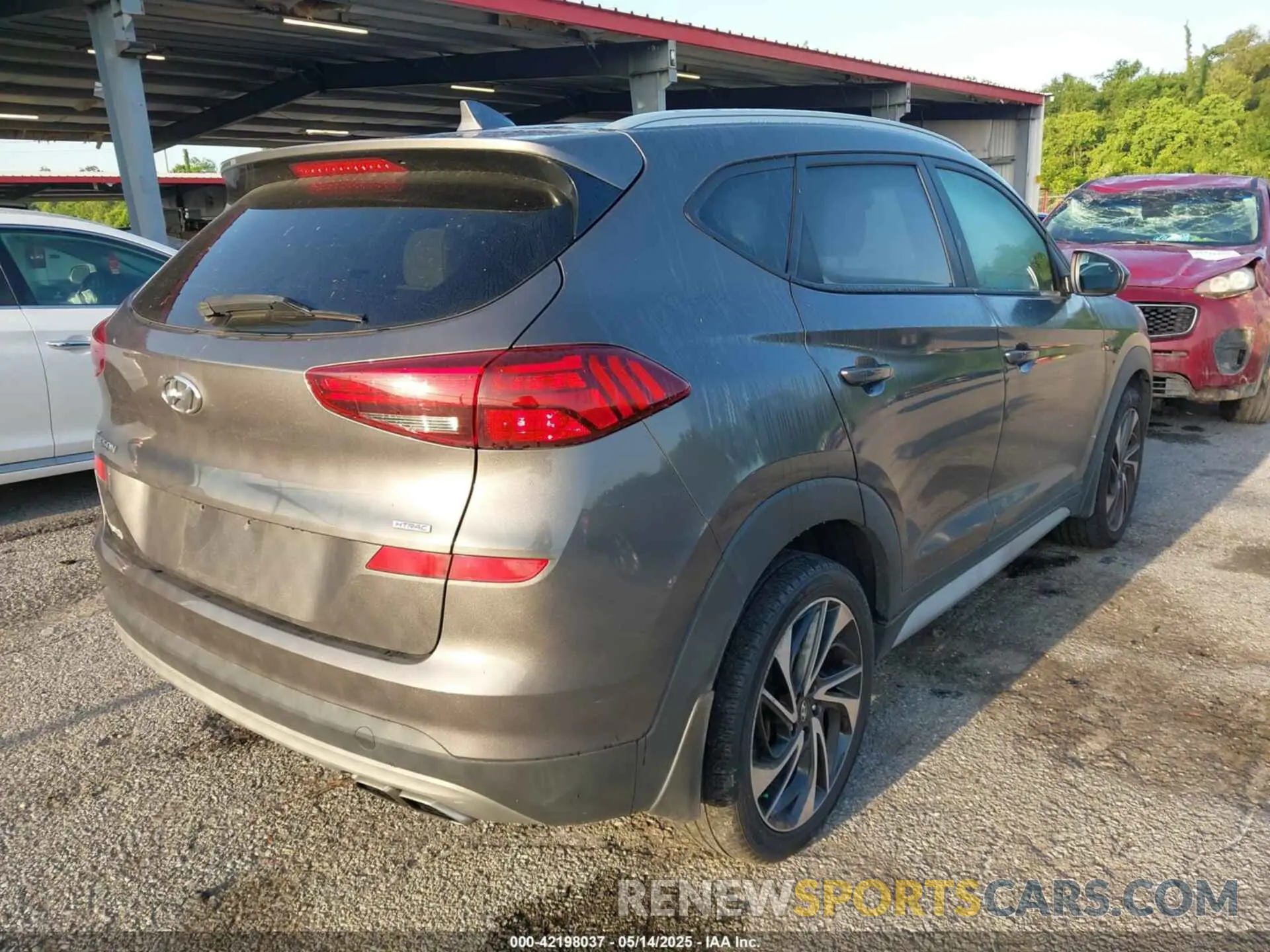 4 fotografías del automóvil dañado KM8J3CAL6LU197657 HYUNDAI TUCSON 2020