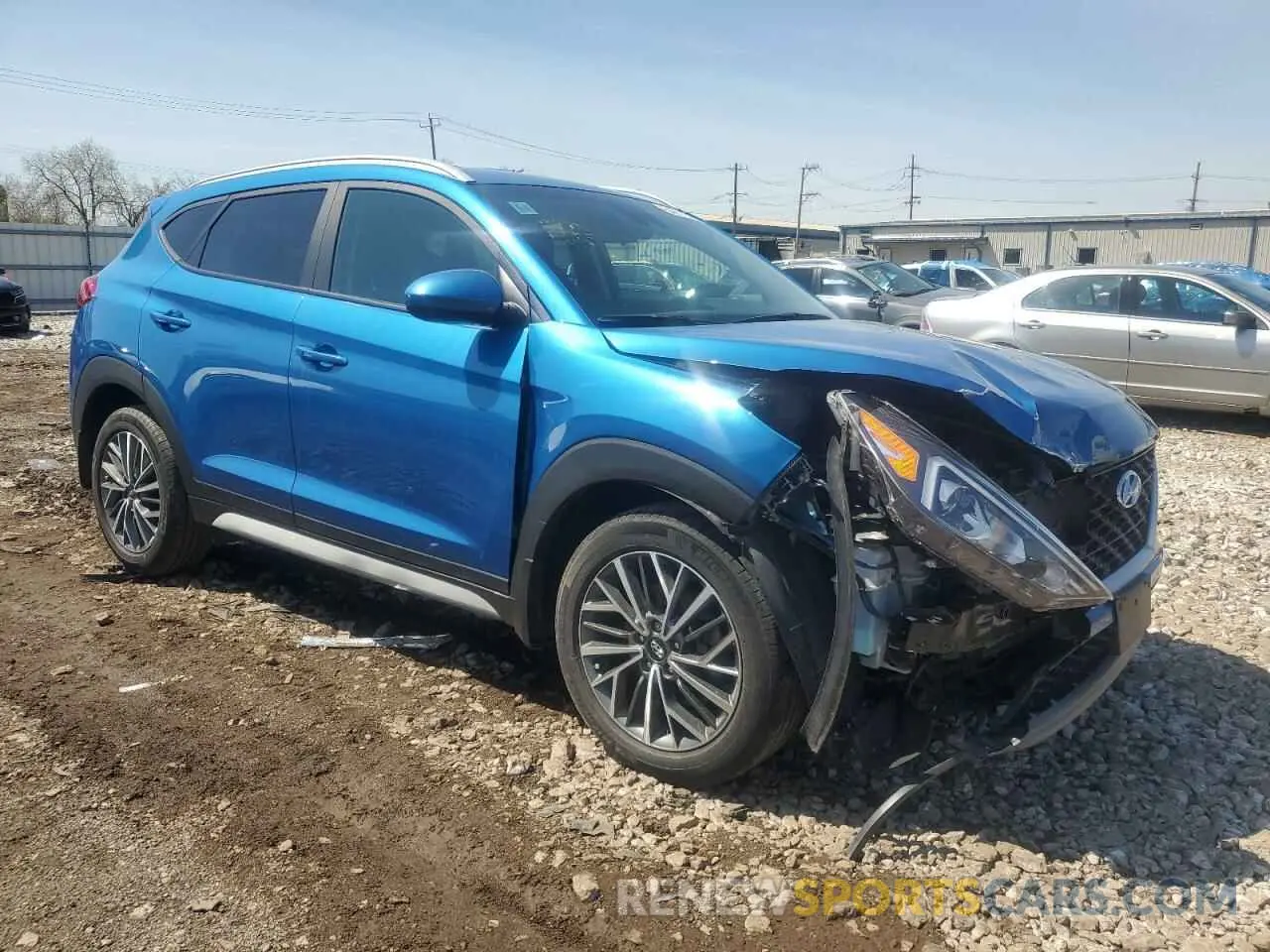4 fotografías del automóvil dañado KM8J3CAL7LU110607 HYUNDAI TUCSON 2020