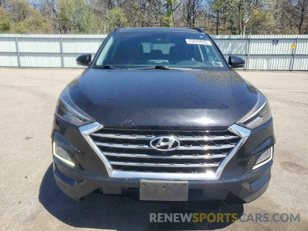 5 fotografías del automóvil dañado KM8J3CAL7LU157670 HYUNDAI TUCSON 2020