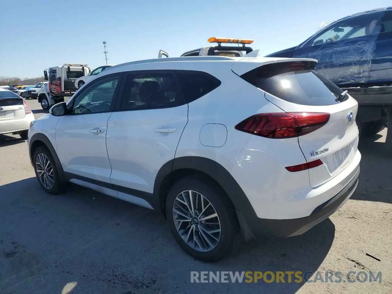 2 fotografías del automóvil dañado KM8J3CAL7LU214868 HYUNDAI TUCSON 2020