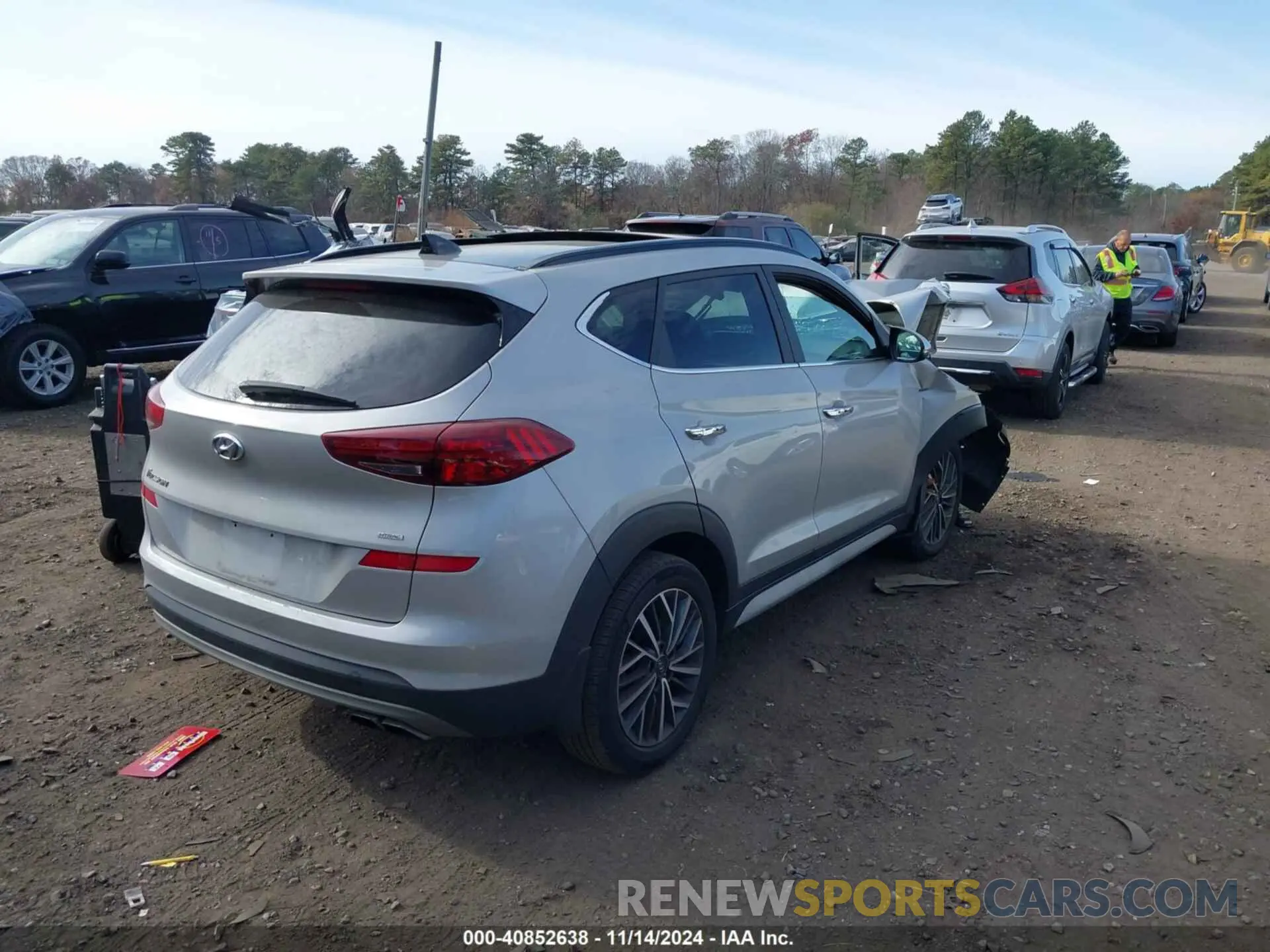 4 fotografías del automóvil dañado KM8J3CAL8LU201319 HYUNDAI TUCSON 2020