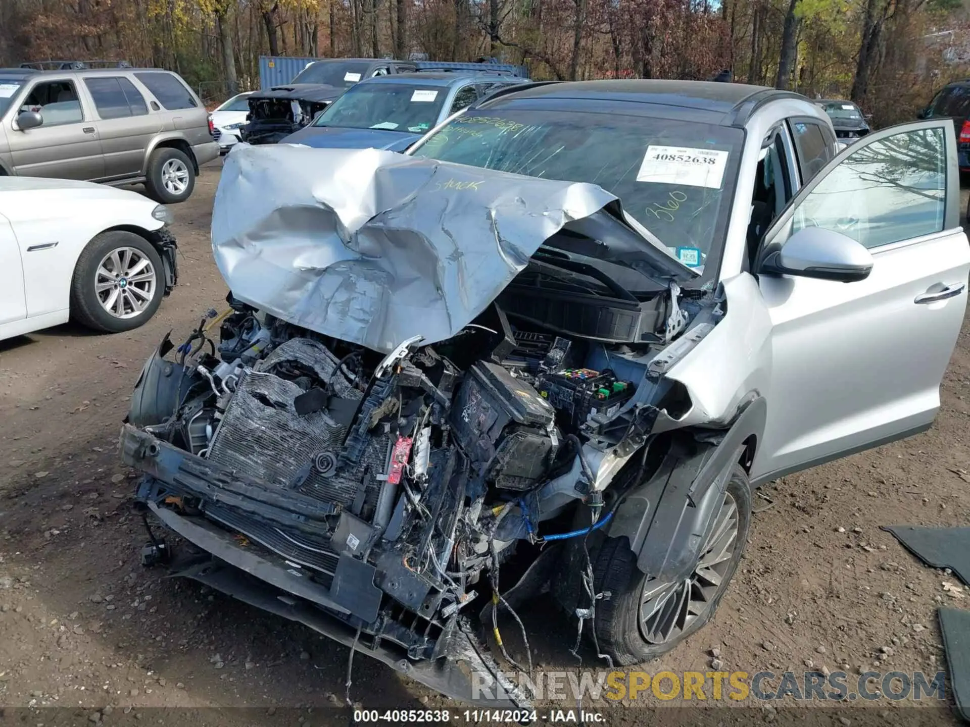 6 fotografías del automóvil dañado KM8J3CAL8LU201319 HYUNDAI TUCSON 2020