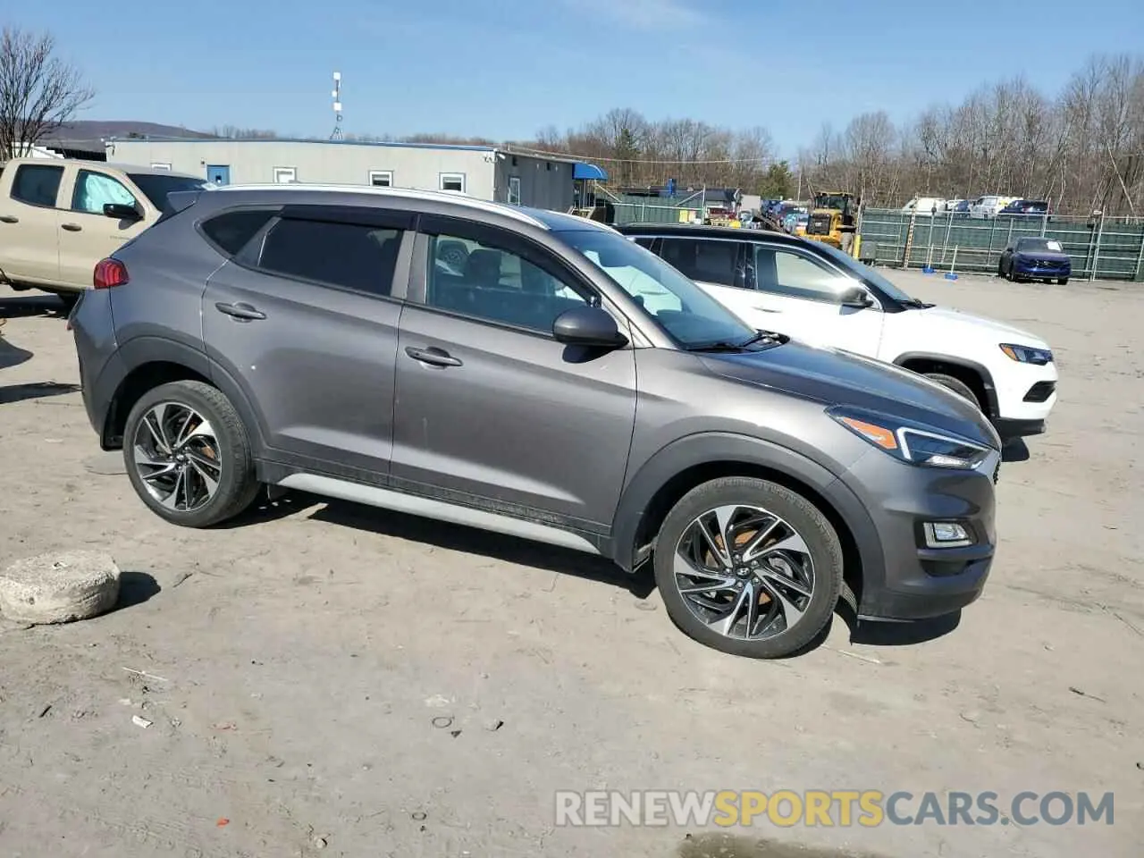 4 fotografías del automóvil dañado KM8J3CAL8LU240816 HYUNDAI TUCSON 2020