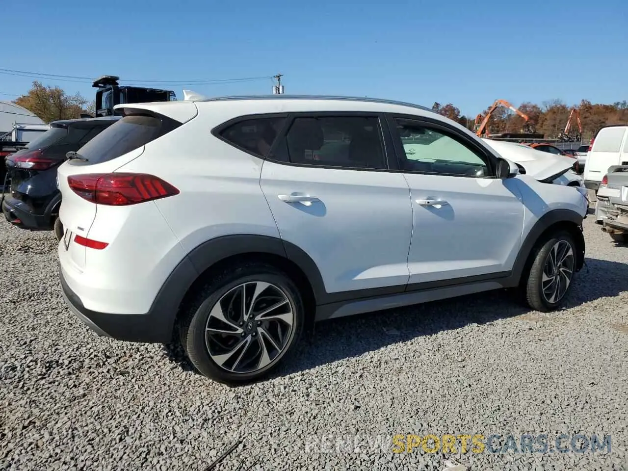 3 fotografías del automóvil dañado KM8J3CAL8LU241299 HYUNDAI TUCSON 2020