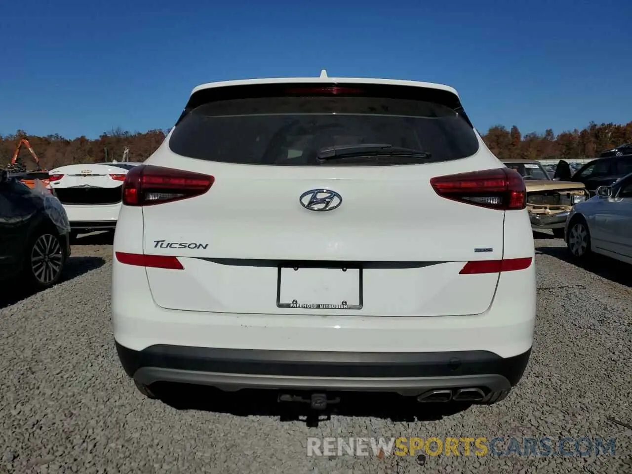6 fotografías del automóvil dañado KM8J3CAL8LU241299 HYUNDAI TUCSON 2020