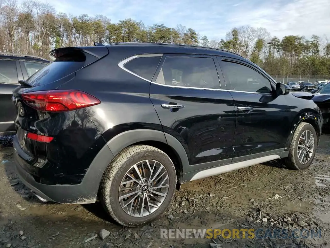 3 fotografías del automóvil dañado KM8J3CAL9LU280533 HYUNDAI TUCSON 2020