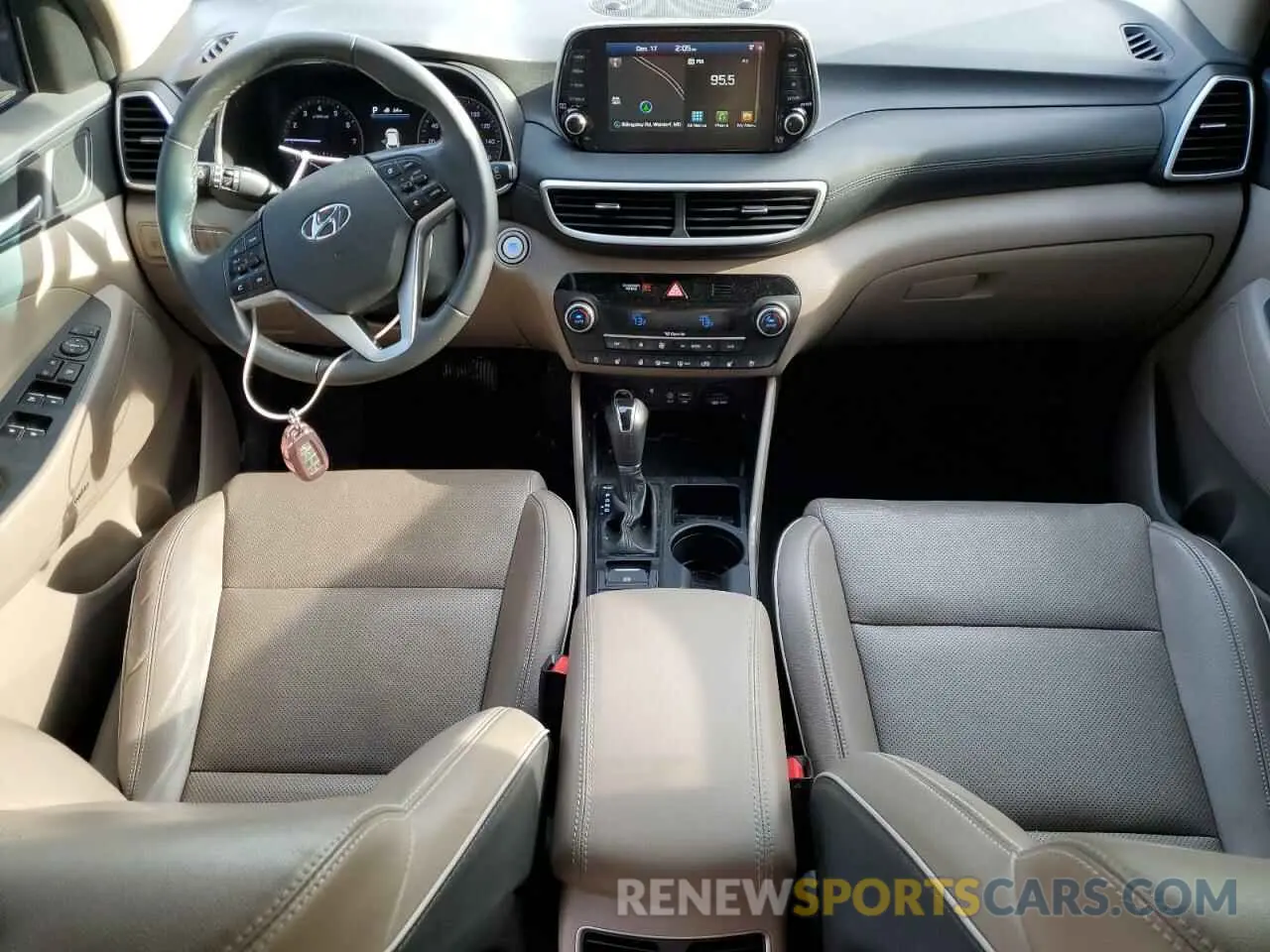 8 fotografías del automóvil dañado KM8J3CAL9LU280533 HYUNDAI TUCSON 2020