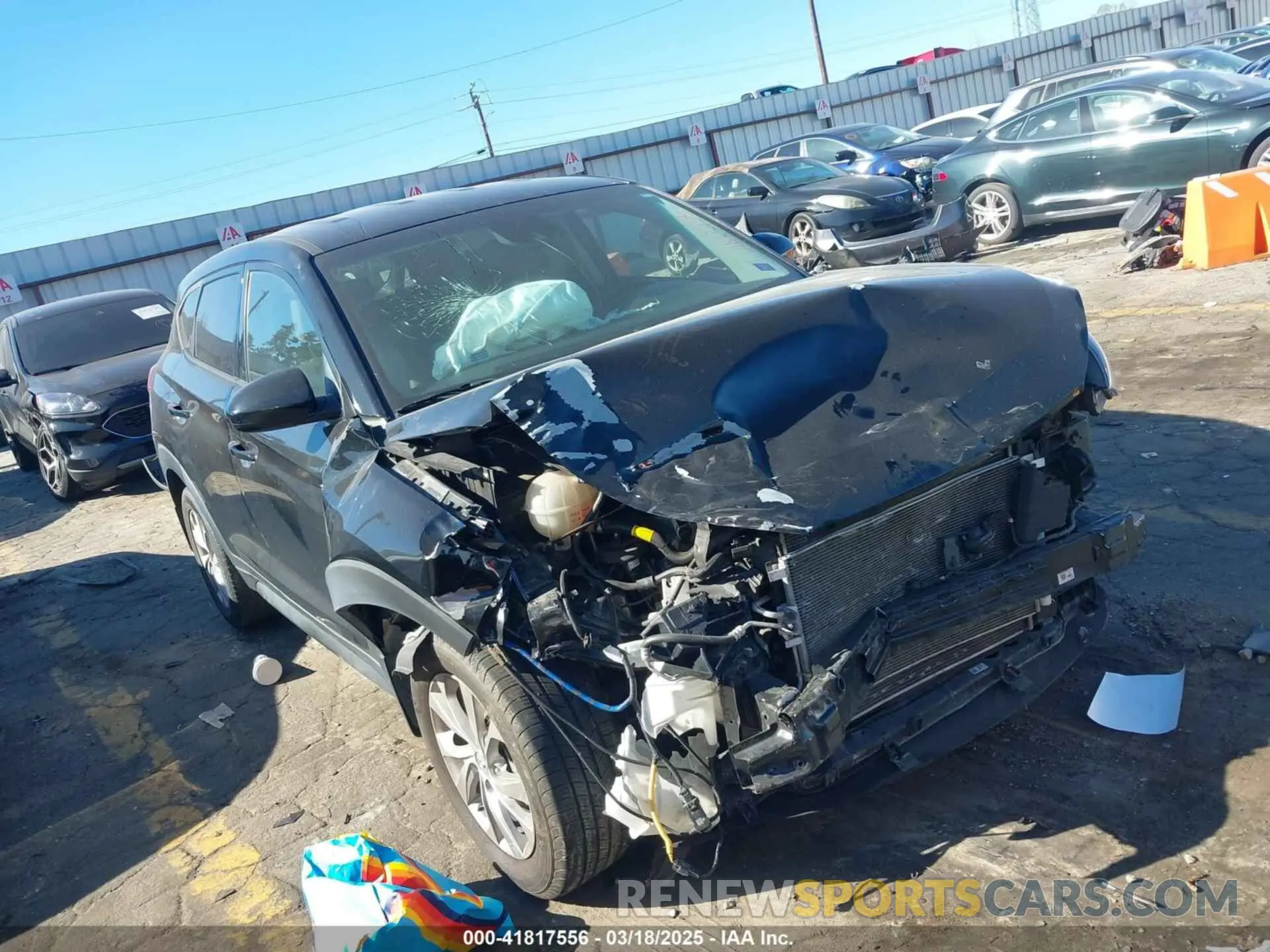 1 fotografías del automóvil dañado KM8J23A40MU334847 HYUNDAI TUCSON 2021