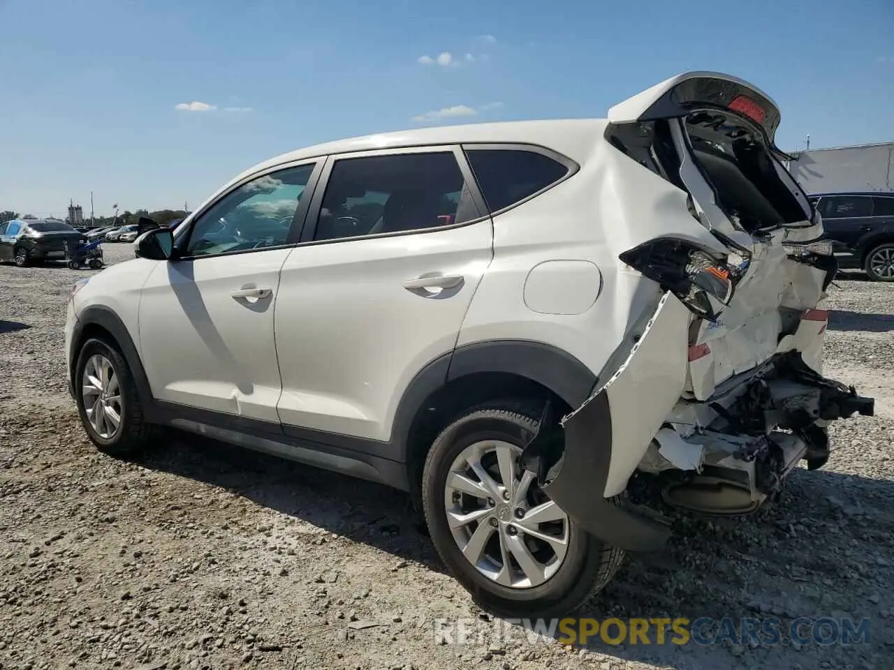 2 fotografías del automóvil dañado KM8J23A41MU286145 HYUNDAI TUCSON 2021