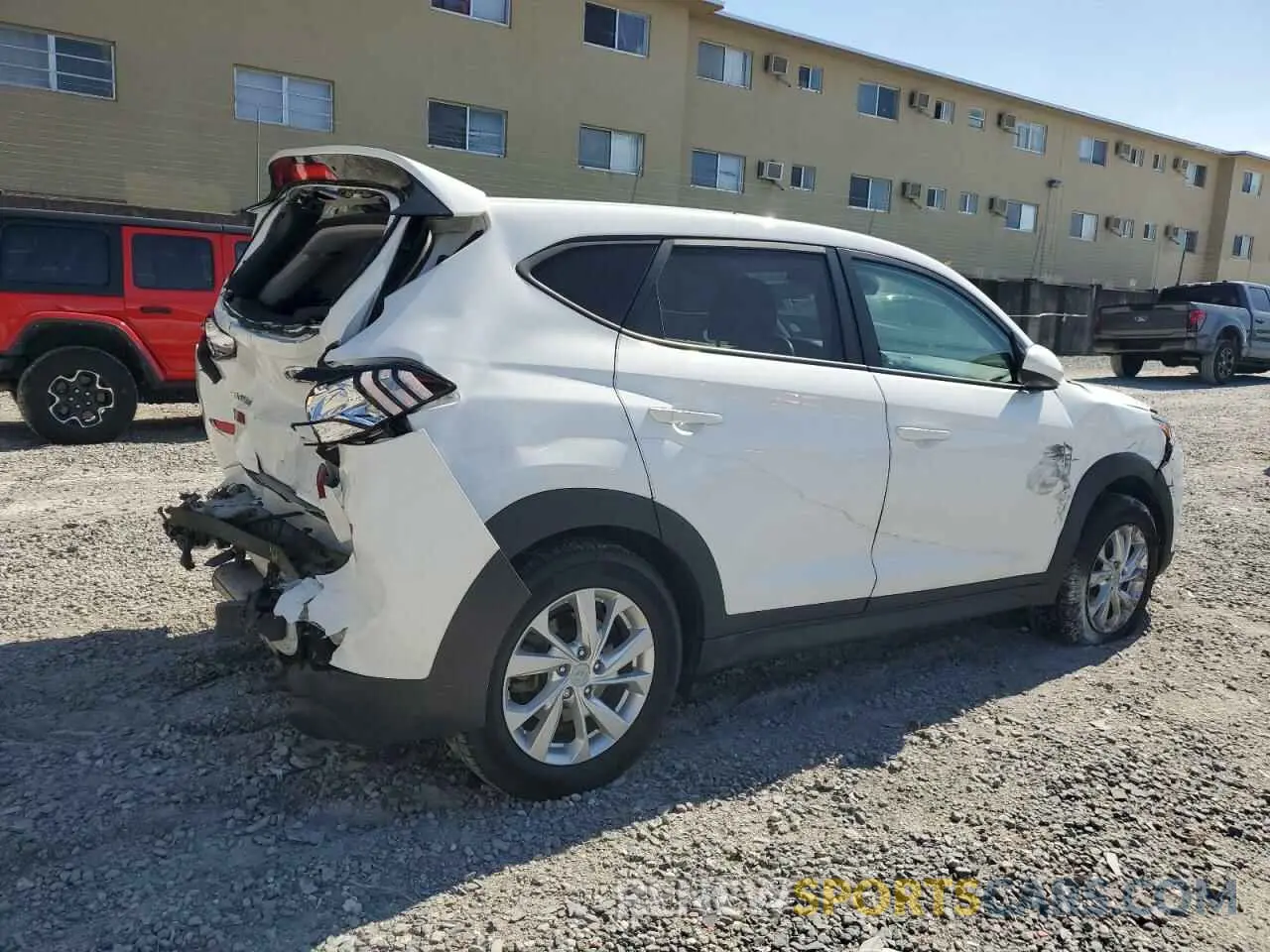 3 fotografías del automóvil dañado KM8J23A41MU286145 HYUNDAI TUCSON 2021