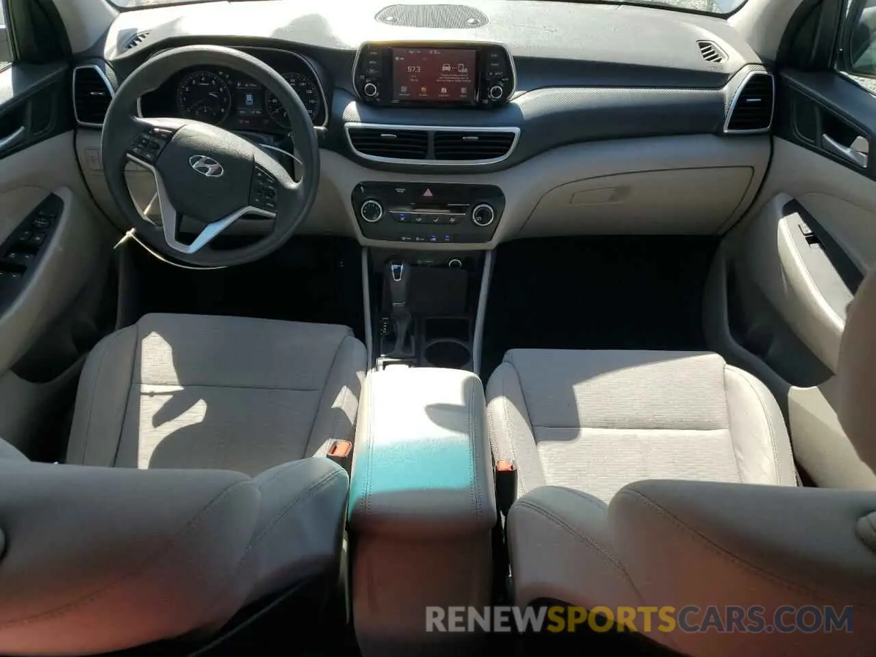 8 fotografías del automóvil dañado KM8J23A41MU286145 HYUNDAI TUCSON 2021