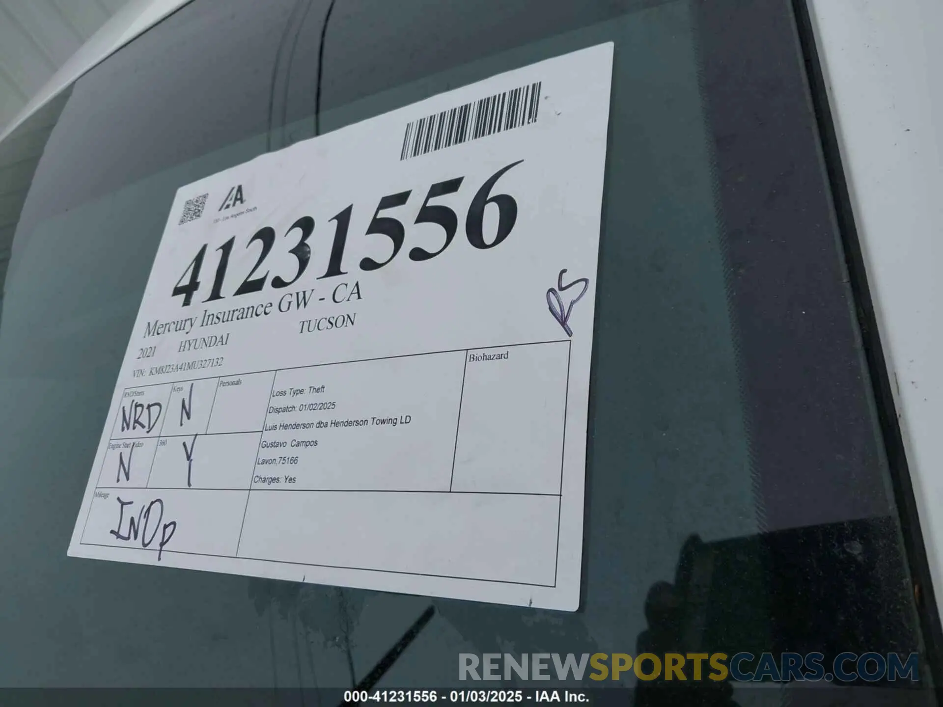 16 fotografías del automóvil dañado KM8J23A41MU327132 HYUNDAI TUCSON 2021