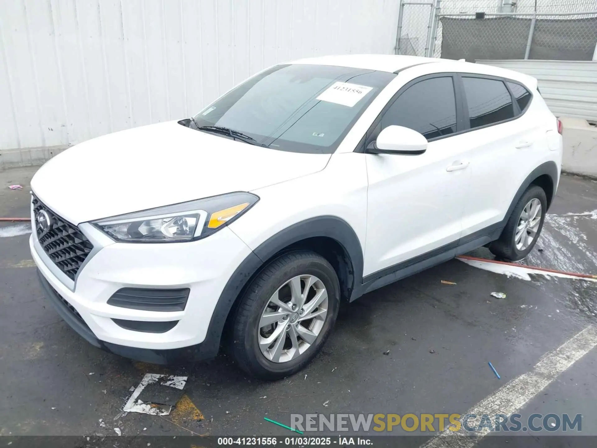 2 fotografías del automóvil dañado KM8J23A41MU327132 HYUNDAI TUCSON 2021