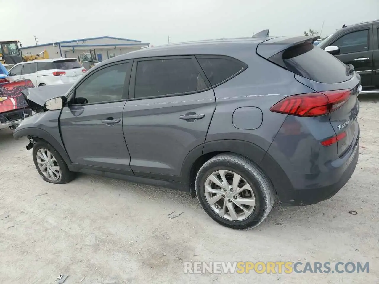 2 fotografías del automóvil dañado KM8J23A43MU382665 HYUNDAI TUCSON 2021