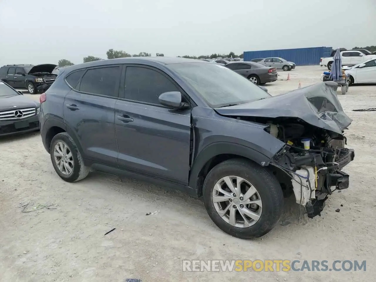 4 fotografías del automóvil dañado KM8J23A43MU382665 HYUNDAI TUCSON 2021