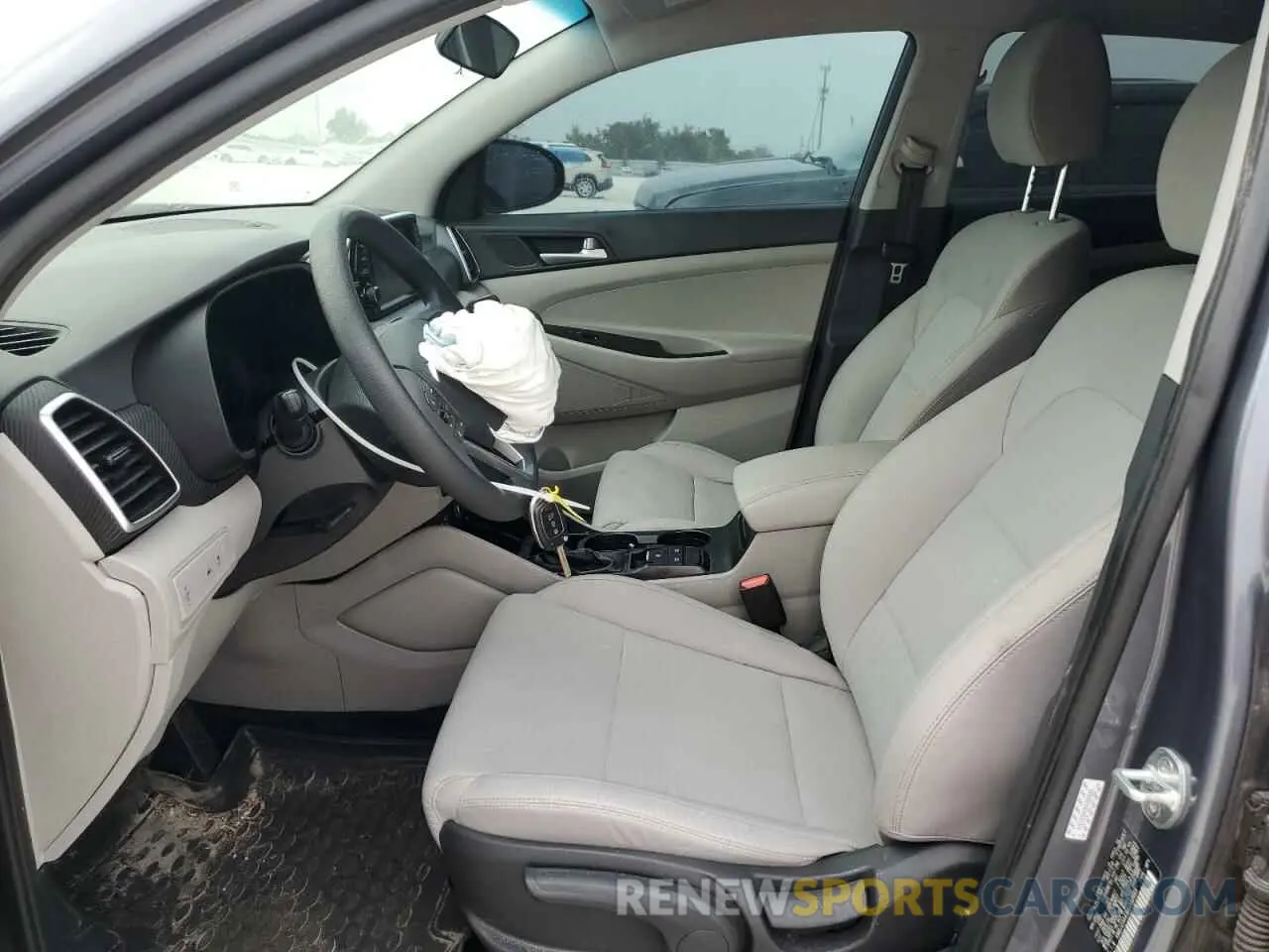 7 fotografías del automóvil dañado KM8J23A43MU382665 HYUNDAI TUCSON 2021