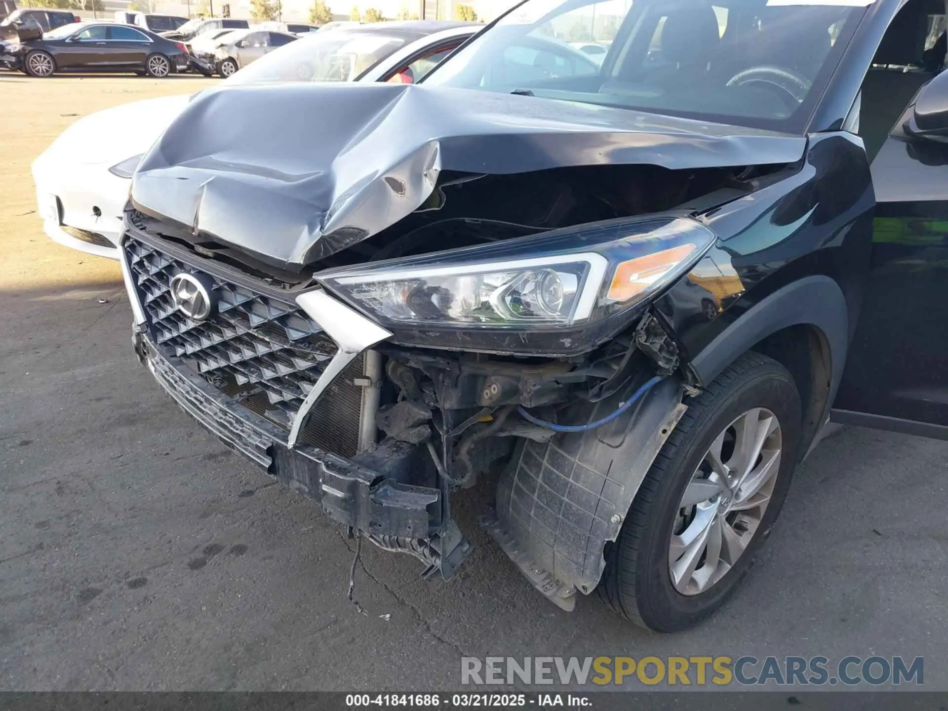 12 fotografías del automóvil dañado KM8J23A43MU384254 HYUNDAI TUCSON 2021