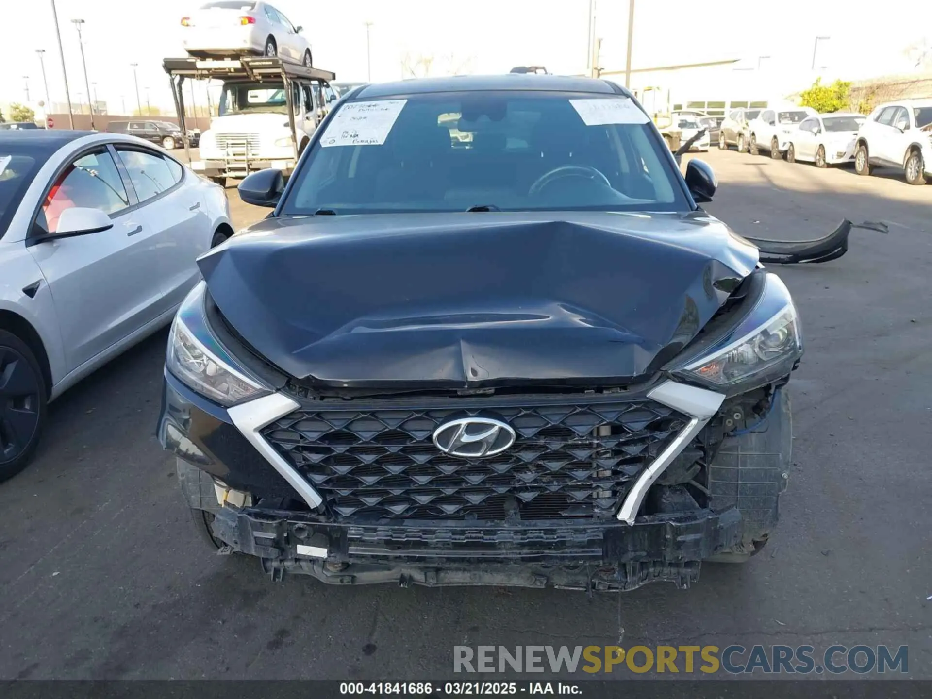 13 fotografías del automóvil dañado KM8J23A43MU384254 HYUNDAI TUCSON 2021