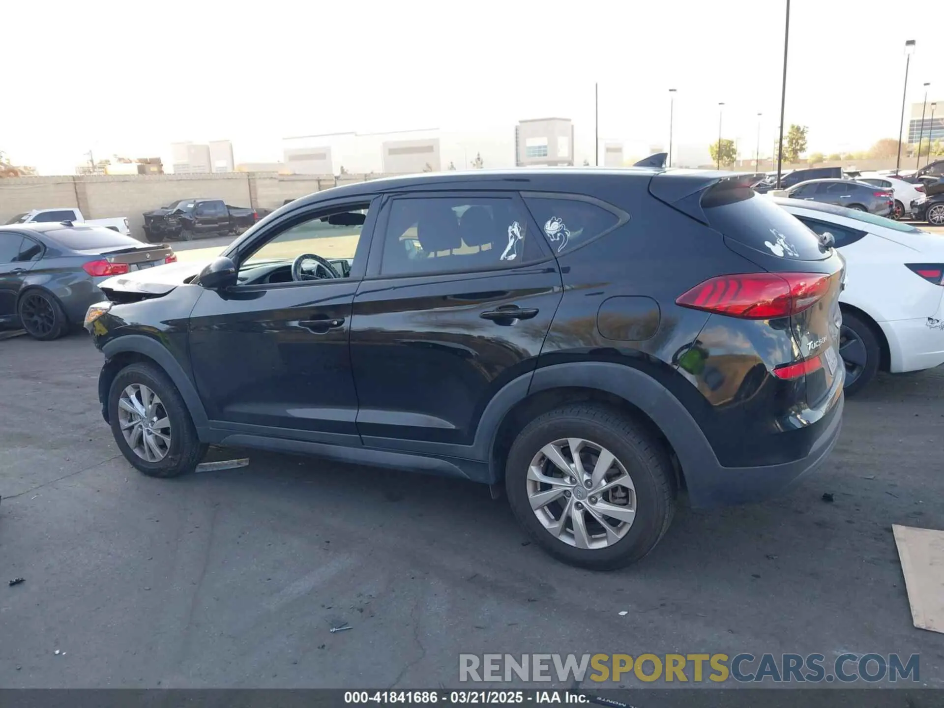 15 fotografías del automóvil dañado KM8J23A43MU384254 HYUNDAI TUCSON 2021