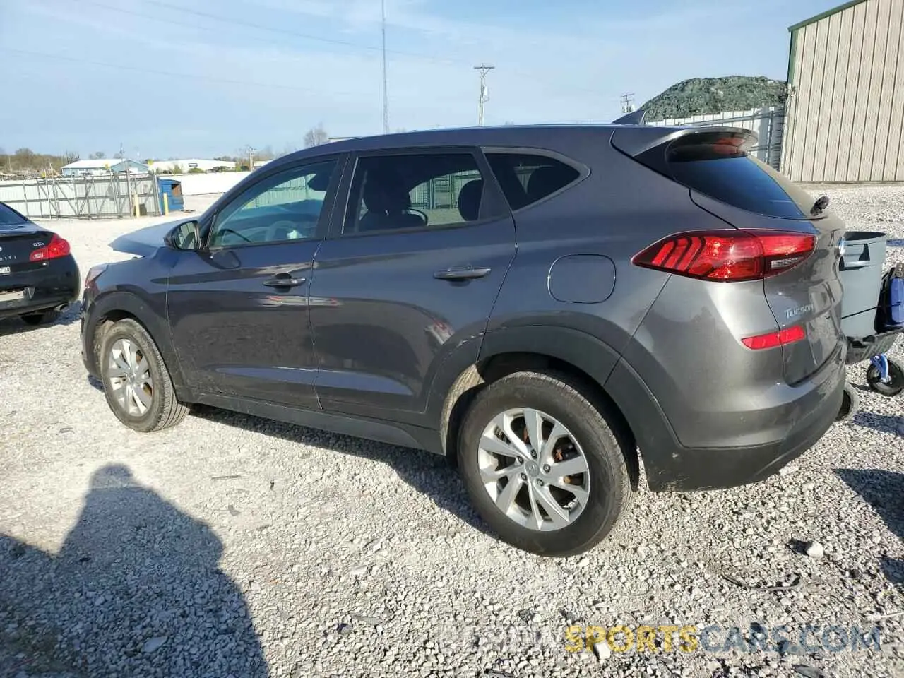 2 fotografías del automóvil dañado KM8J23A44MU338738 HYUNDAI TUCSON 2021