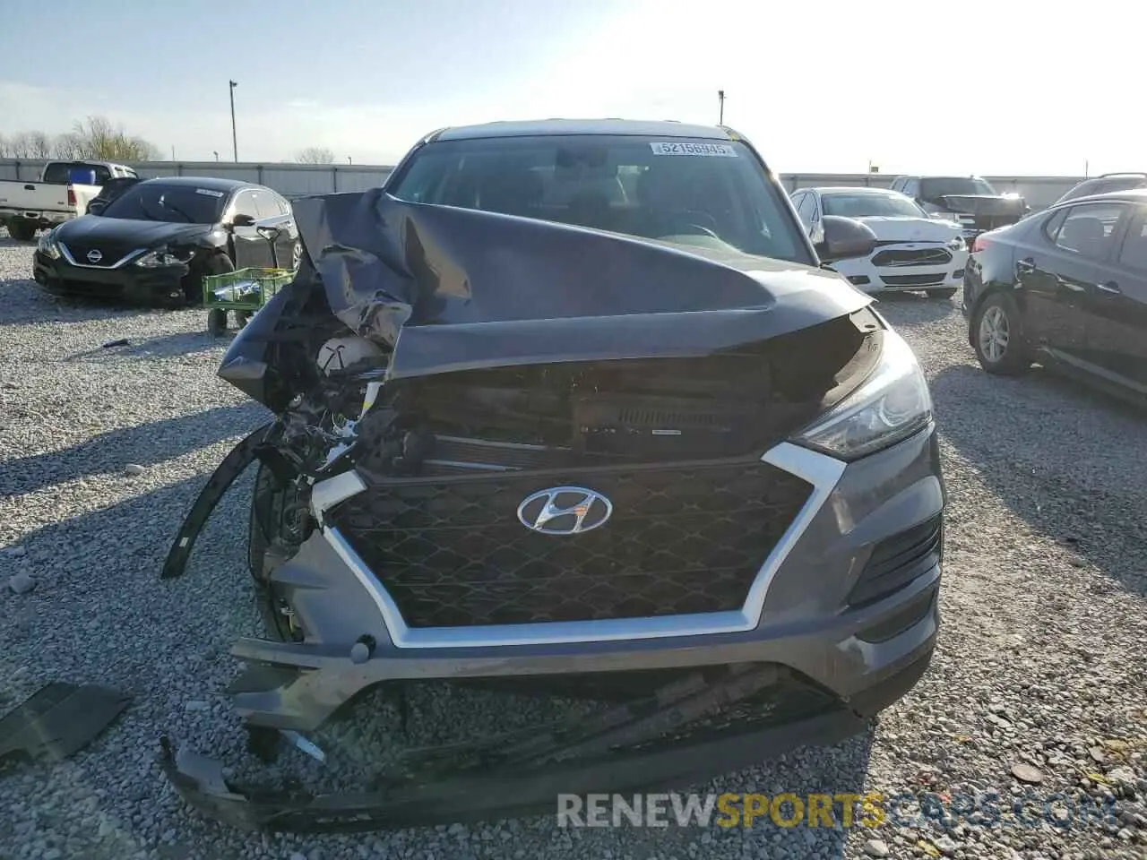 5 fotografías del automóvil dañado KM8J23A44MU338738 HYUNDAI TUCSON 2021