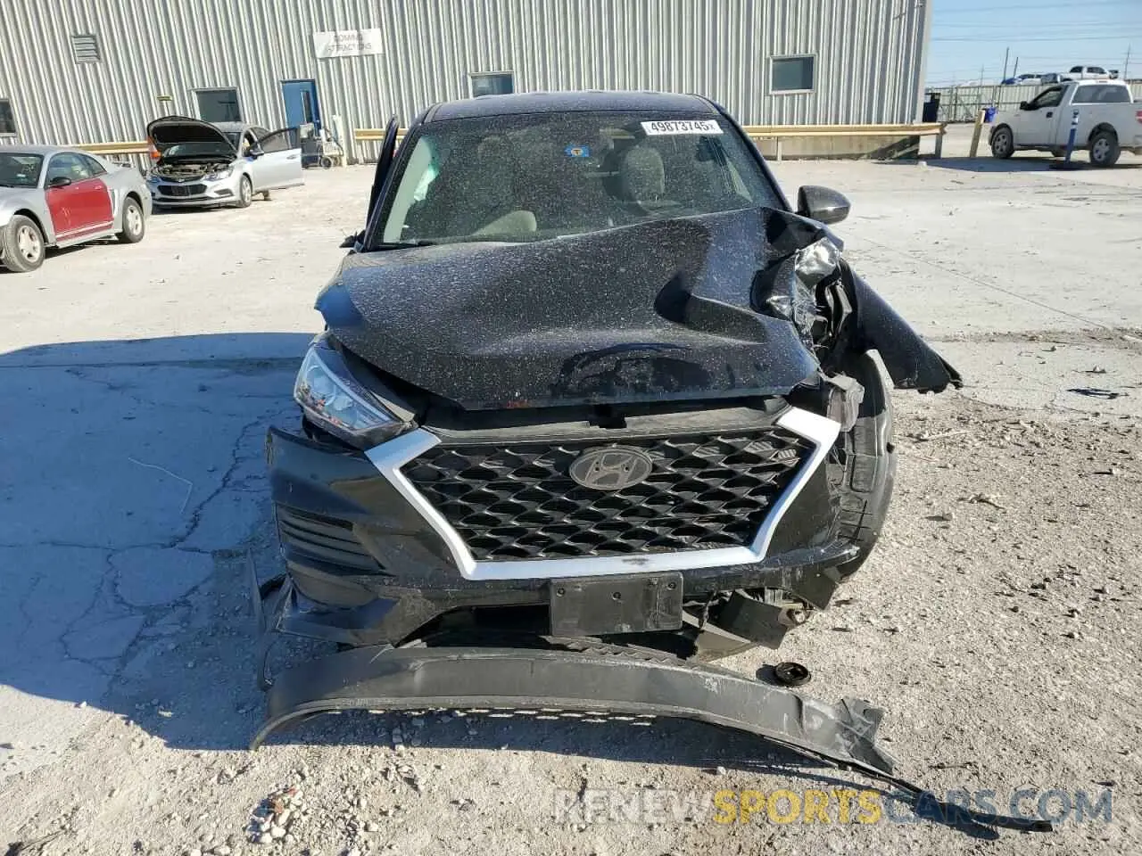 5 fotografías del automóvil dañado KM8J23A45MU290540 HYUNDAI TUCSON 2021