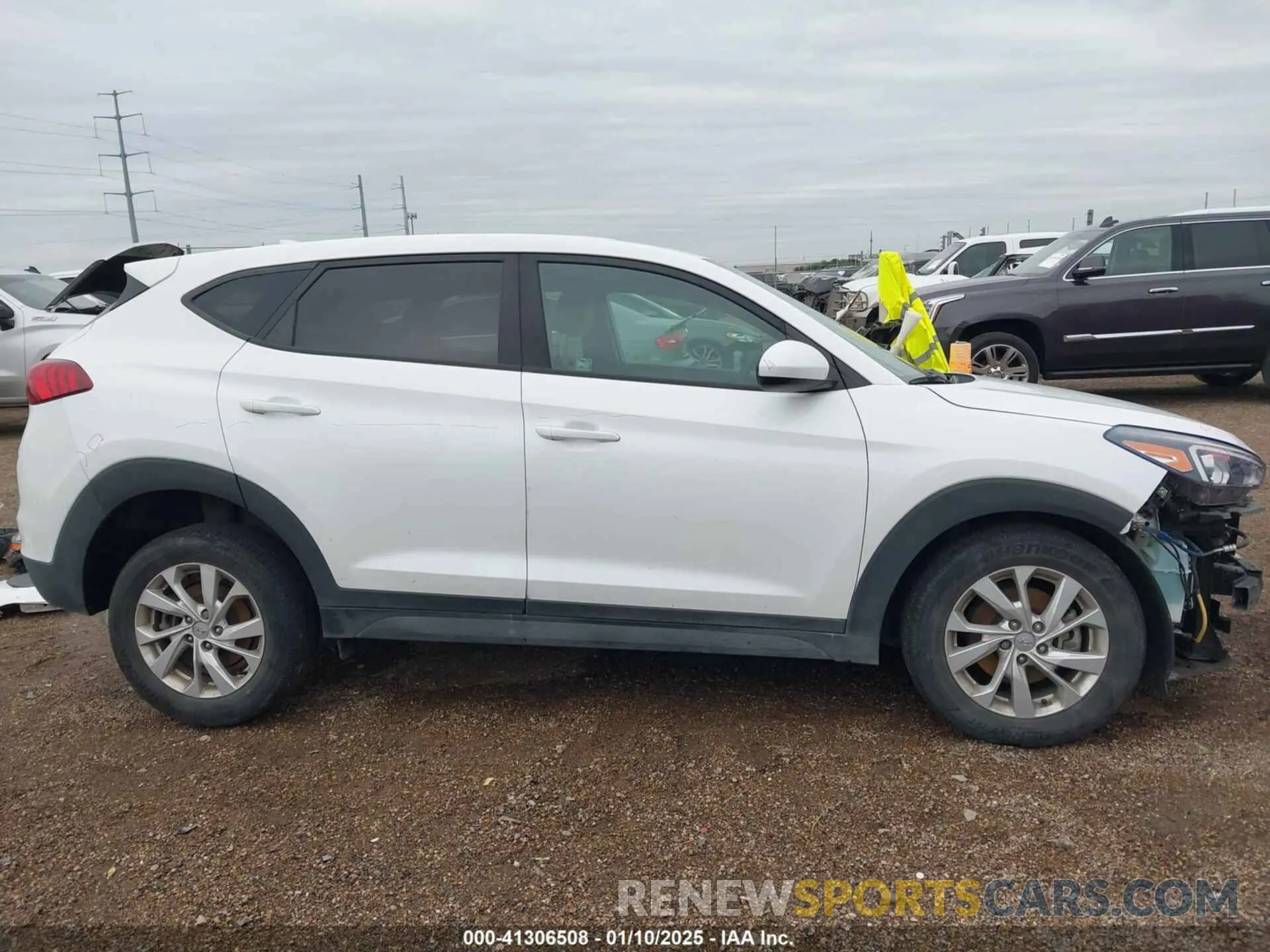 14 fotografías del automóvil dañado KM8J23A45MU292305 HYUNDAI TUCSON 2021
