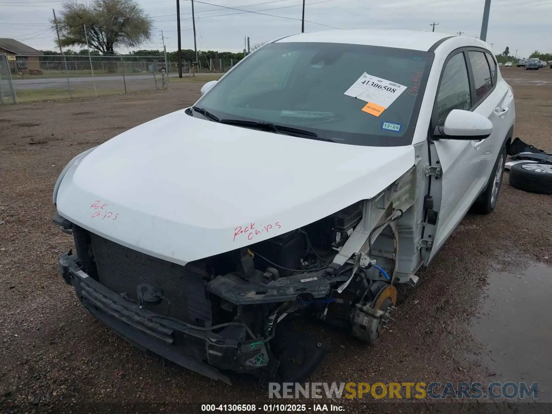 2 fotografías del automóvil dañado KM8J23A45MU292305 HYUNDAI TUCSON 2021