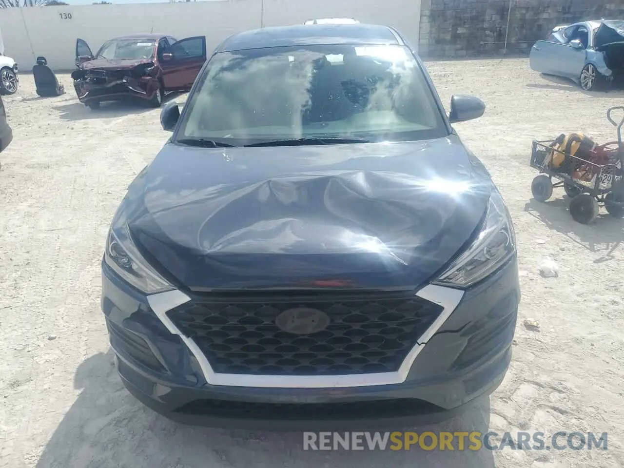 5 fotografías del automóvil dañado KM8J23A47MU381874 HYUNDAI TUCSON 2021