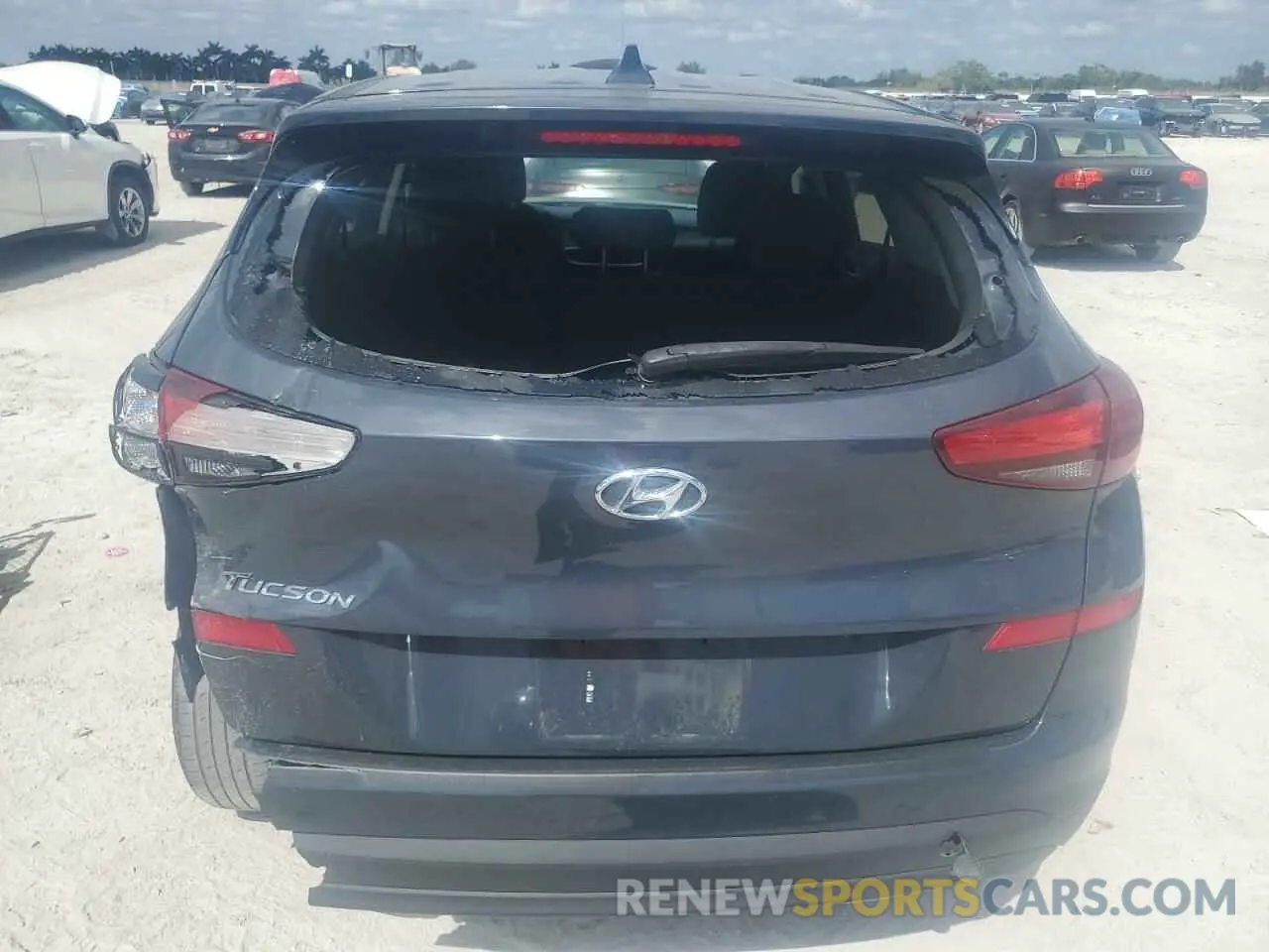 6 fotografías del automóvil dañado KM8J23A47MU381874 HYUNDAI TUCSON 2021
