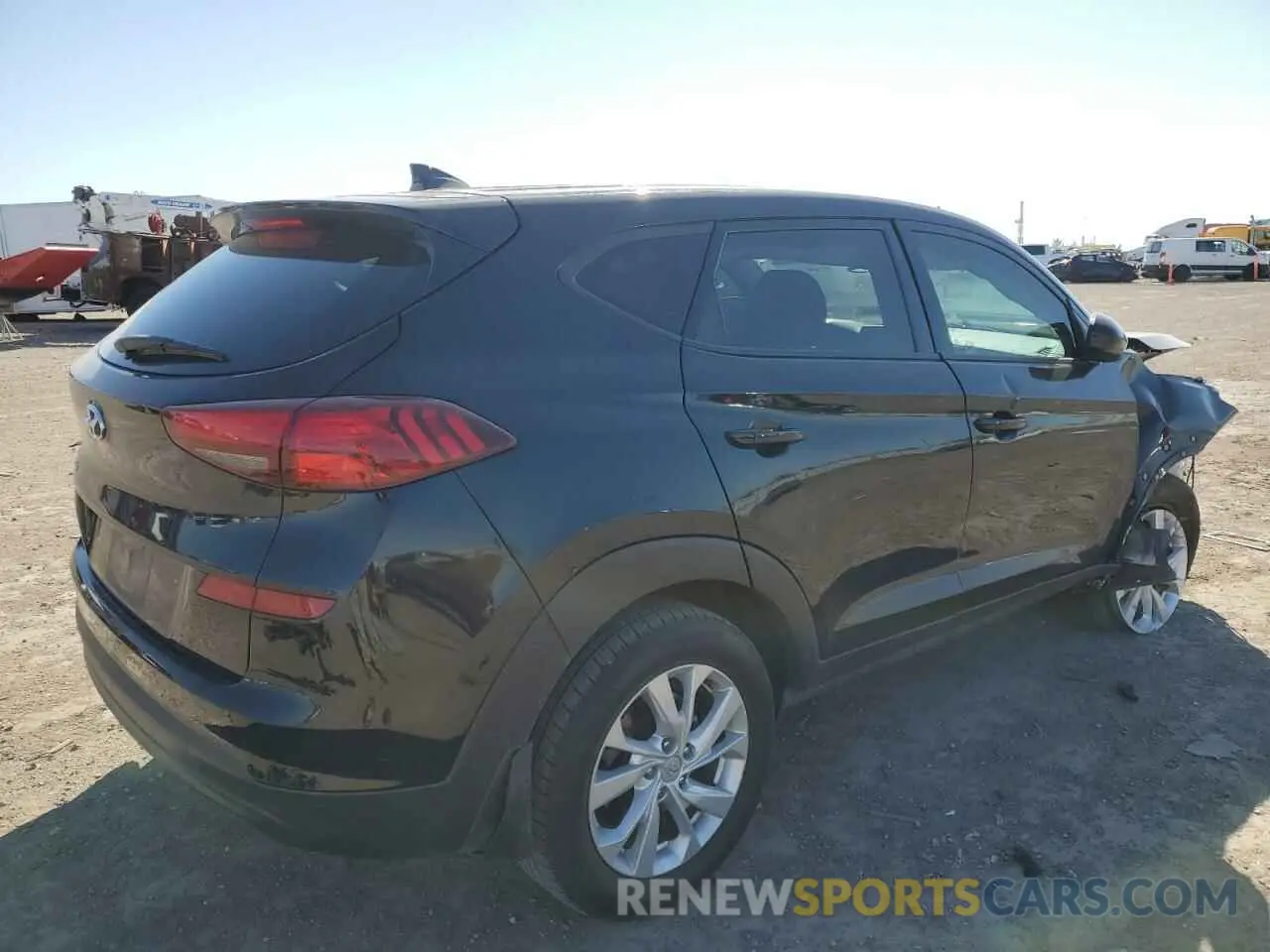 3 fotografías del automóvil dañado KM8J23A49MU305489 HYUNDAI TUCSON 2021