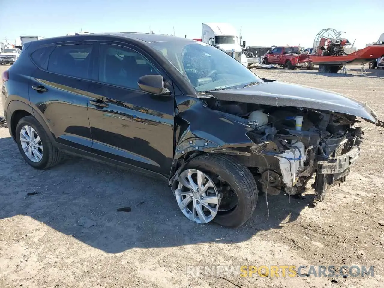 4 fotografías del automóvil dañado KM8J23A49MU305489 HYUNDAI TUCSON 2021