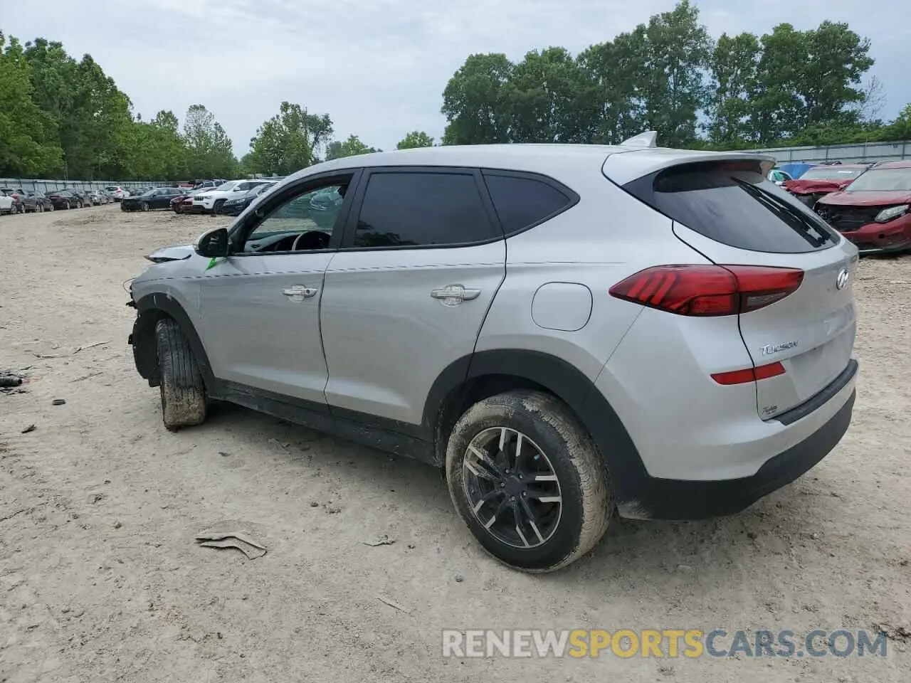 2 fotografías del automóvil dañado KM8J23A49MU336712 HYUNDAI TUCSON 2021