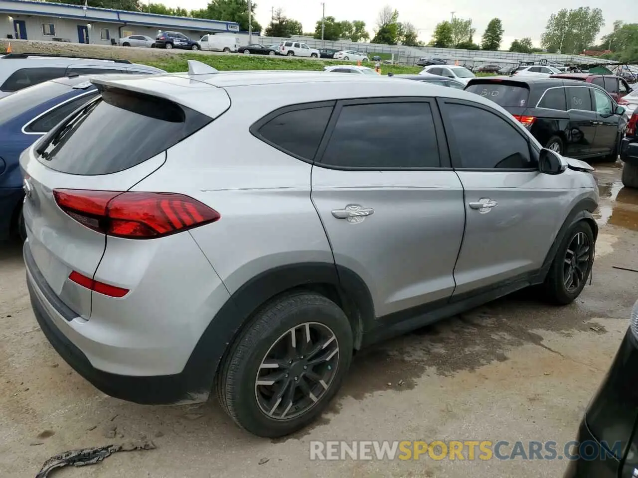 3 fotografías del automóvil dañado KM8J23A49MU336712 HYUNDAI TUCSON 2021