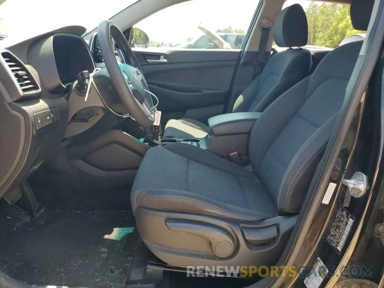 7 fotografías del automóvil dañado KM8J23A49MU360430 HYUNDAI TUCSON 2021