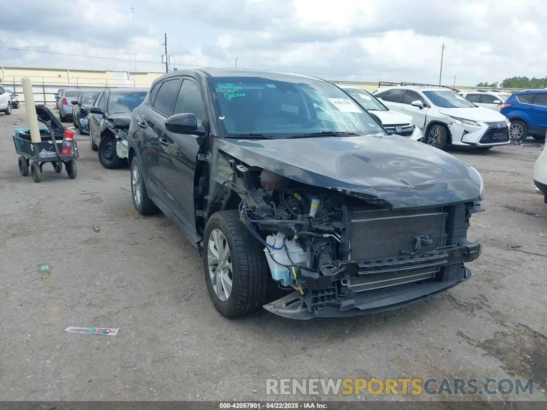1 fotografías del automóvil dañado KM8J23A49MU404586 HYUNDAI TUCSON 2021