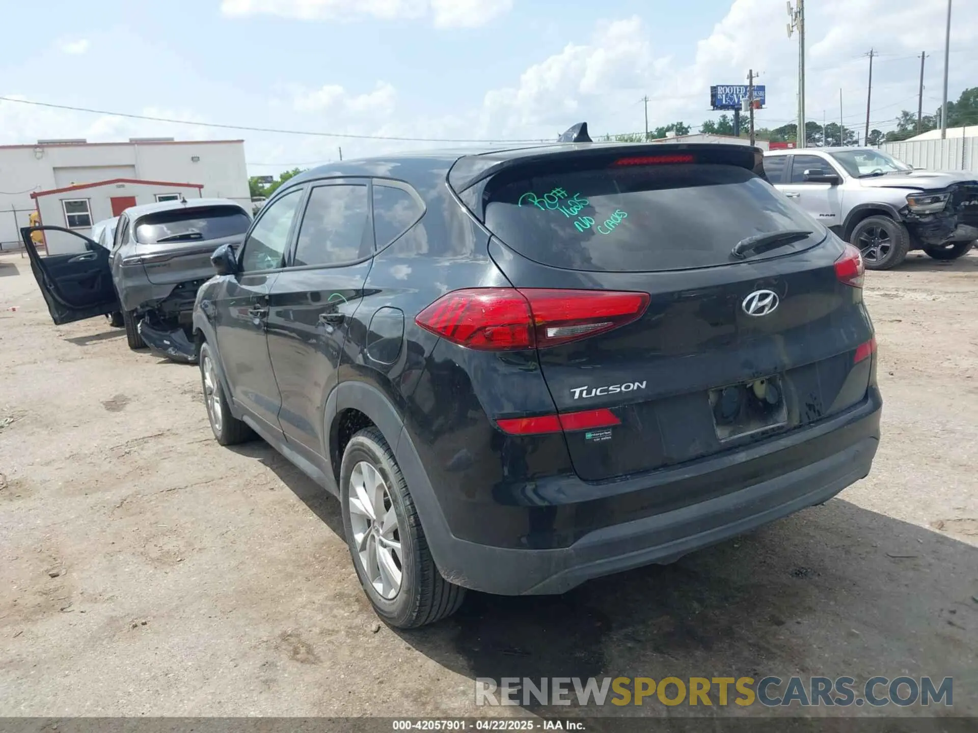 3 fotografías del automóvil dañado KM8J23A49MU404586 HYUNDAI TUCSON 2021