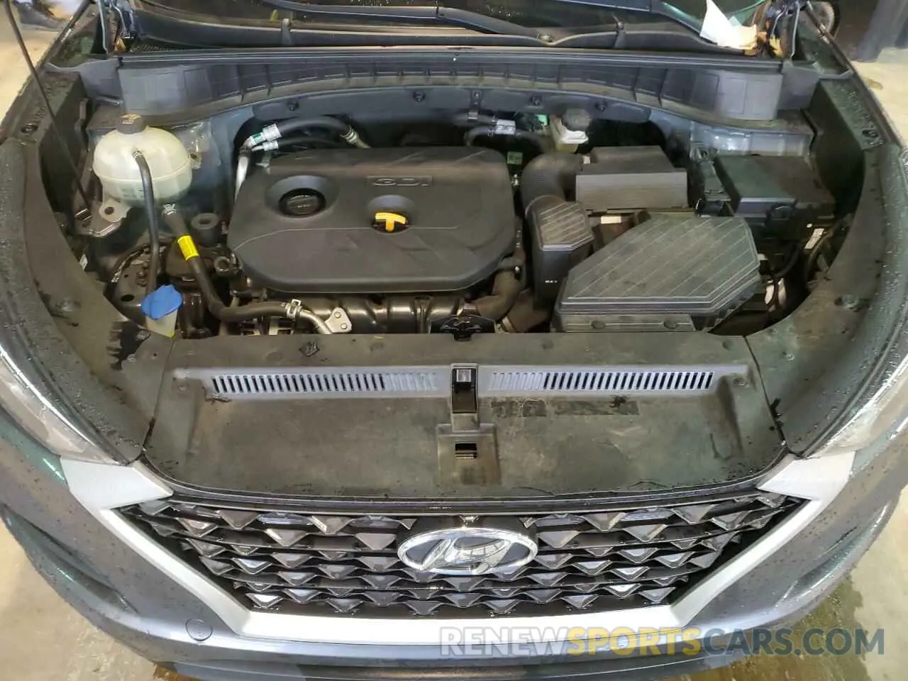 11 fotografías del automóvil dañado KM8J23A4XMU300642 HYUNDAI TUCSON 2021