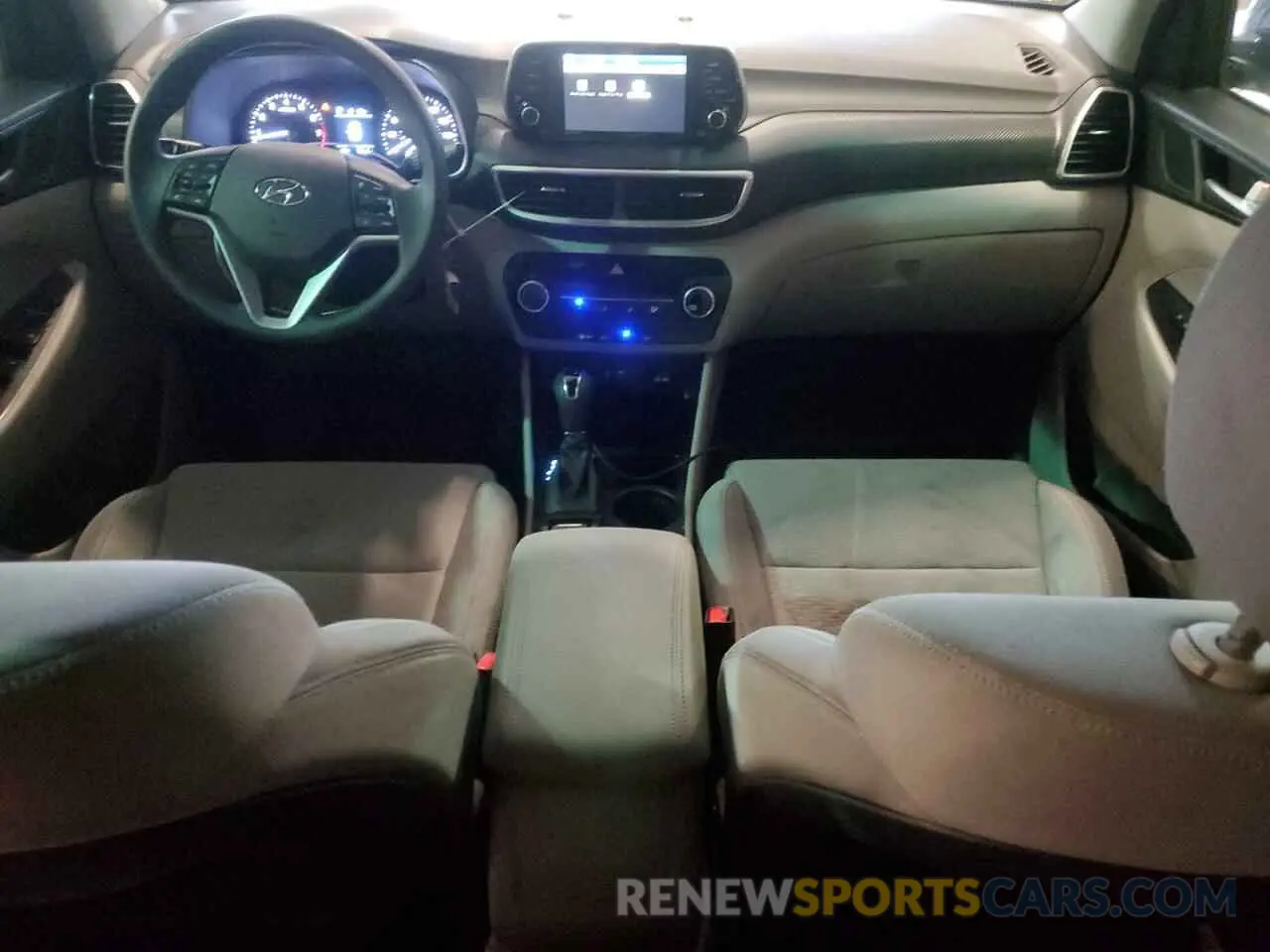 8 fotografías del automóvil dañado KM8J23A4XMU300642 HYUNDAI TUCSON 2021