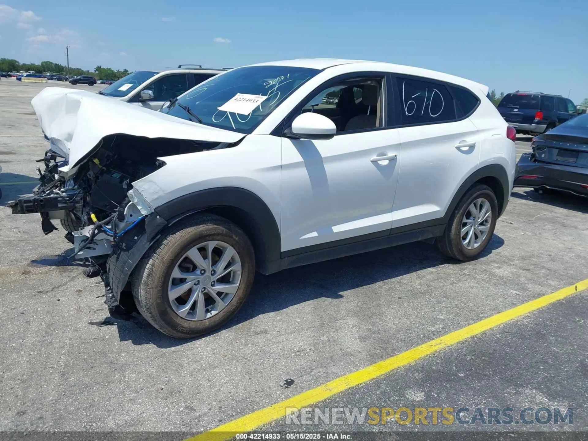 2 fotografías del automóvil dañado KM8J23A4XMU319045 HYUNDAI TUCSON 2021