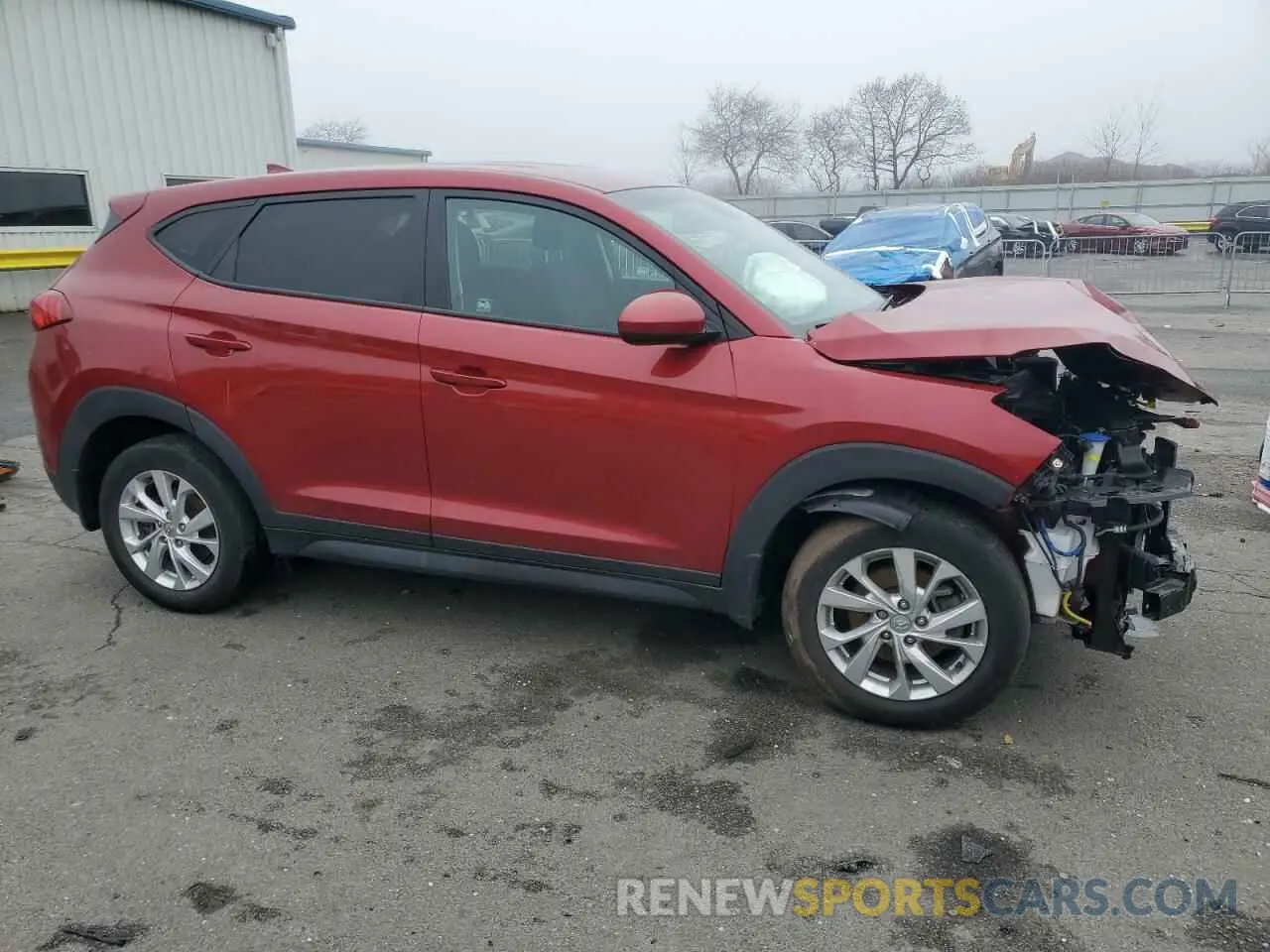 4 fotografías del automóvil dañado KM8J2CA40MU345525 HYUNDAI TUCSON 2021