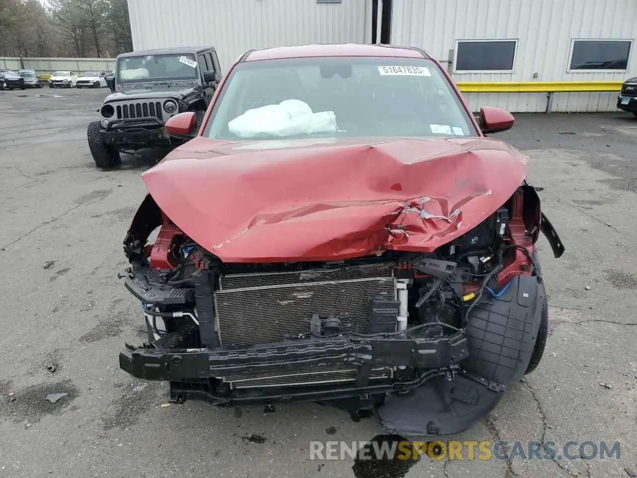 5 fotografías del automóvil dañado KM8J2CA40MU345525 HYUNDAI TUCSON 2021