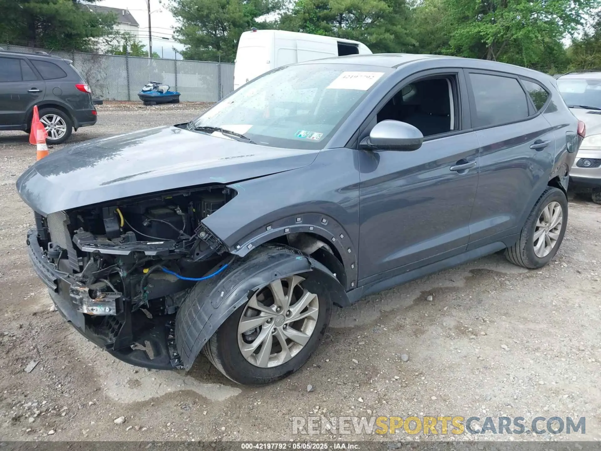 2 fotografías del automóvil dañado KM8J2CA40MU369680 HYUNDAI TUCSON 2021