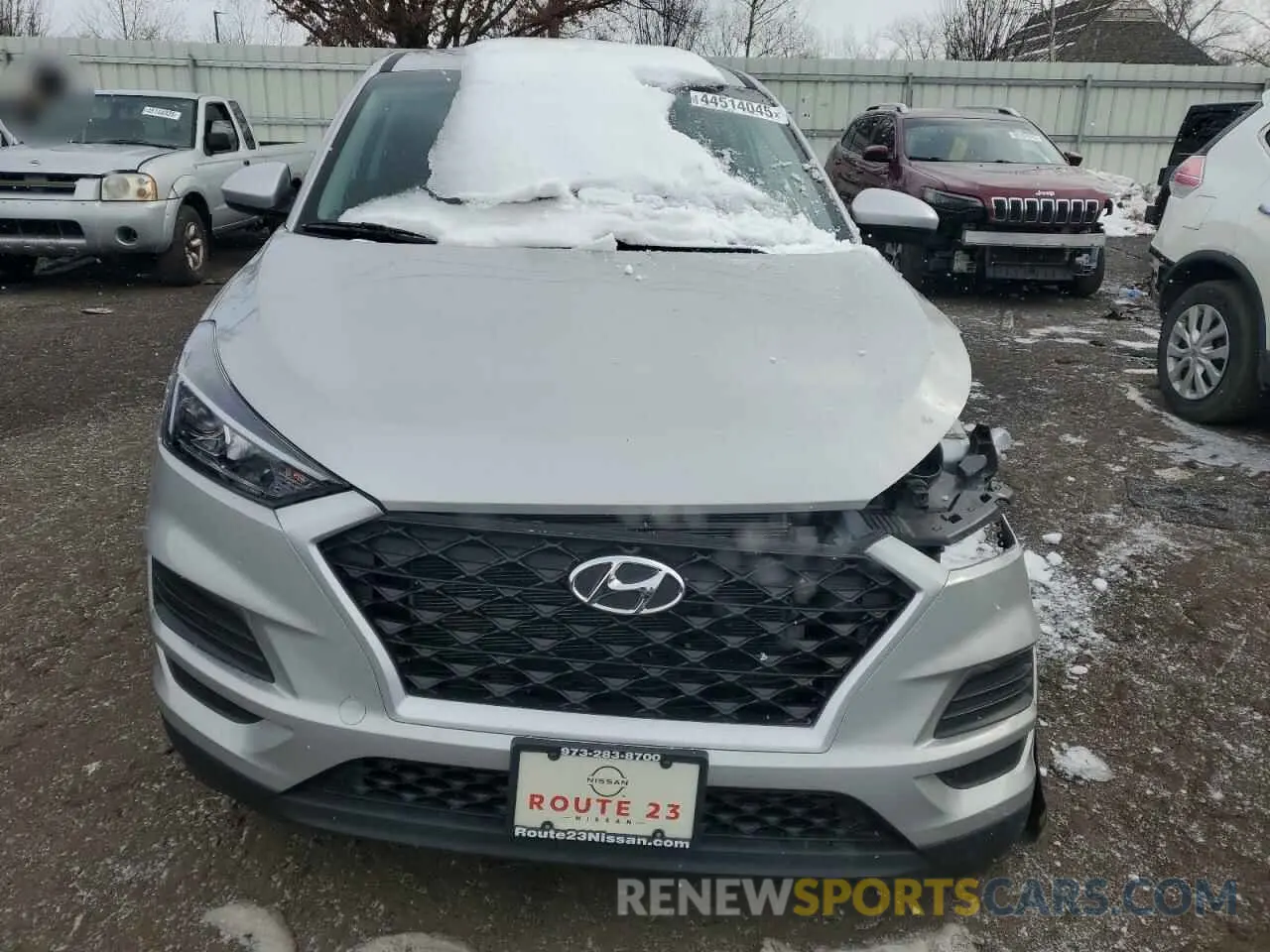 5 fotografías del automóvil dañado KM8J2CA41MU394538 HYUNDAI TUCSON 2021