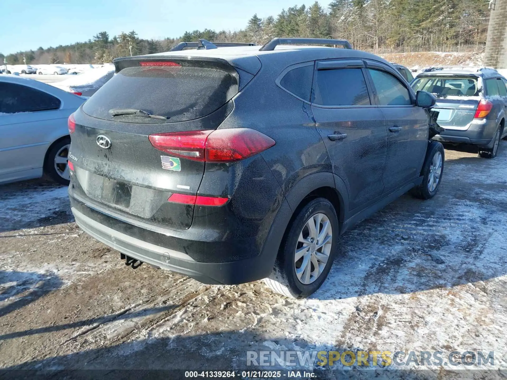 4 fotografías del automóvil dañado KM8J2CA42MU368157 HYUNDAI TUCSON 2021