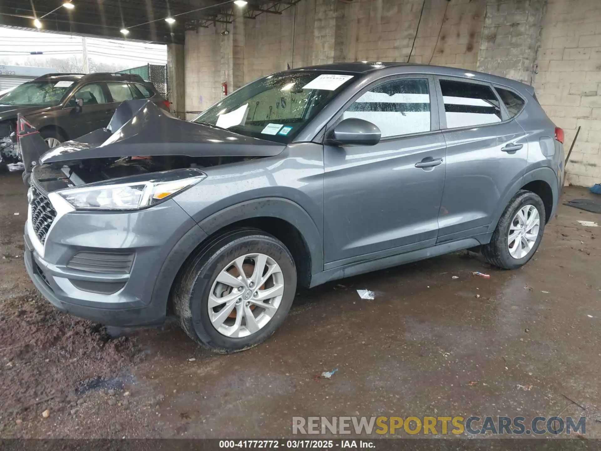 2 fotografías del automóvil dañado KM8J2CA42MU387677 HYUNDAI TUCSON 2021
