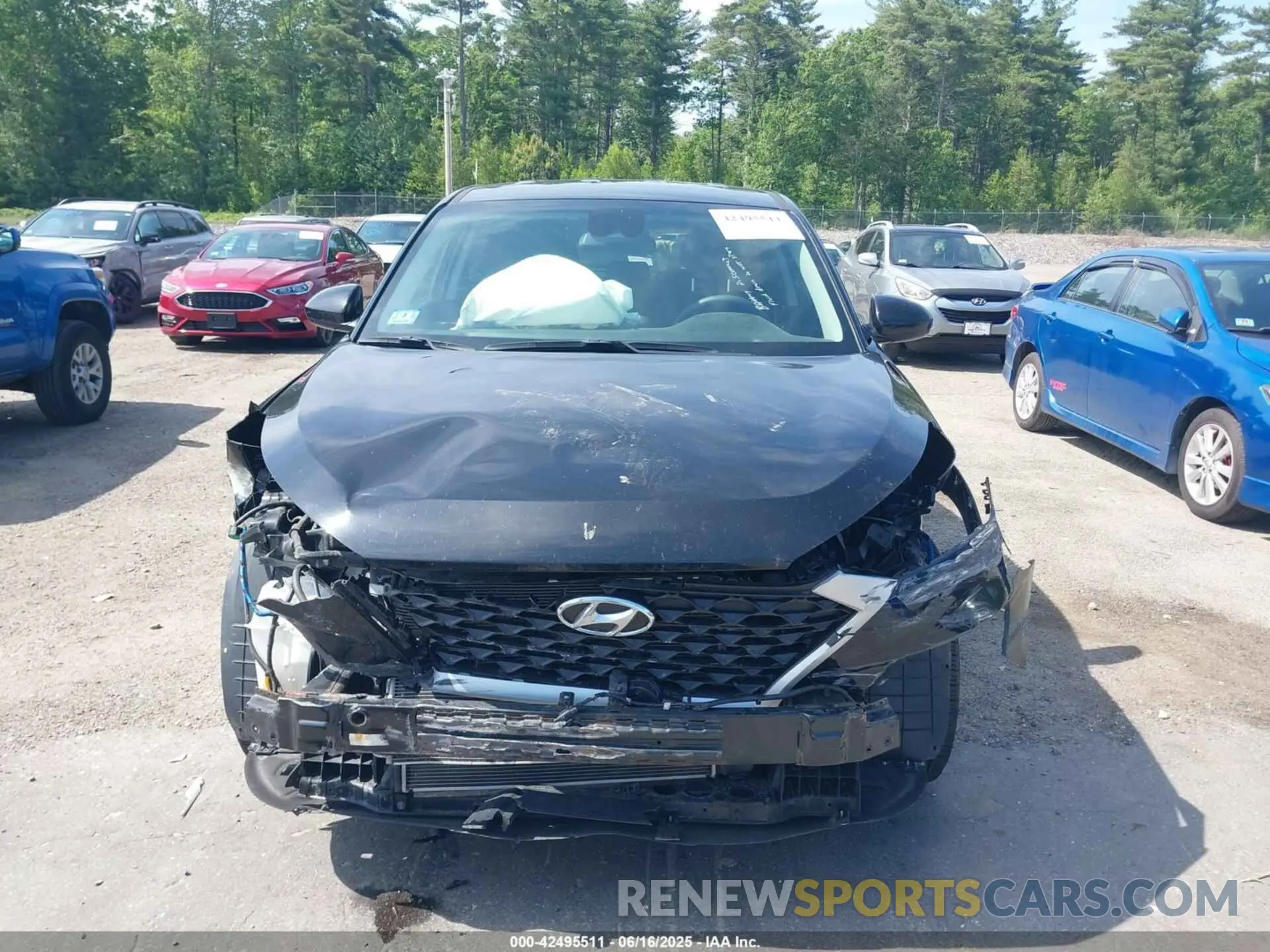13 fotografías del automóvil dañado KM8J2CA43MU383007 HYUNDAI TUCSON 2021